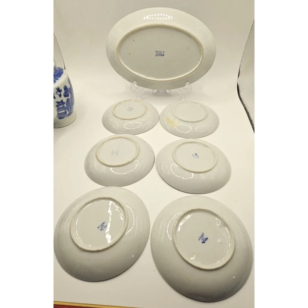 Blue Willow Tea Set 16 Peice Child's Set Japan